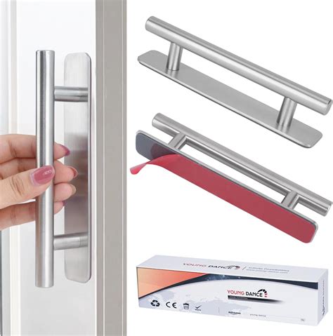 stick on self adhesive metal handle for mini box|self stick cabinet handles.